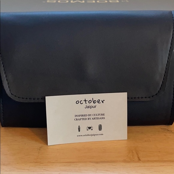 NIB October Jaipur Envelope clutch. Vegan leather - Picture 2 of 8